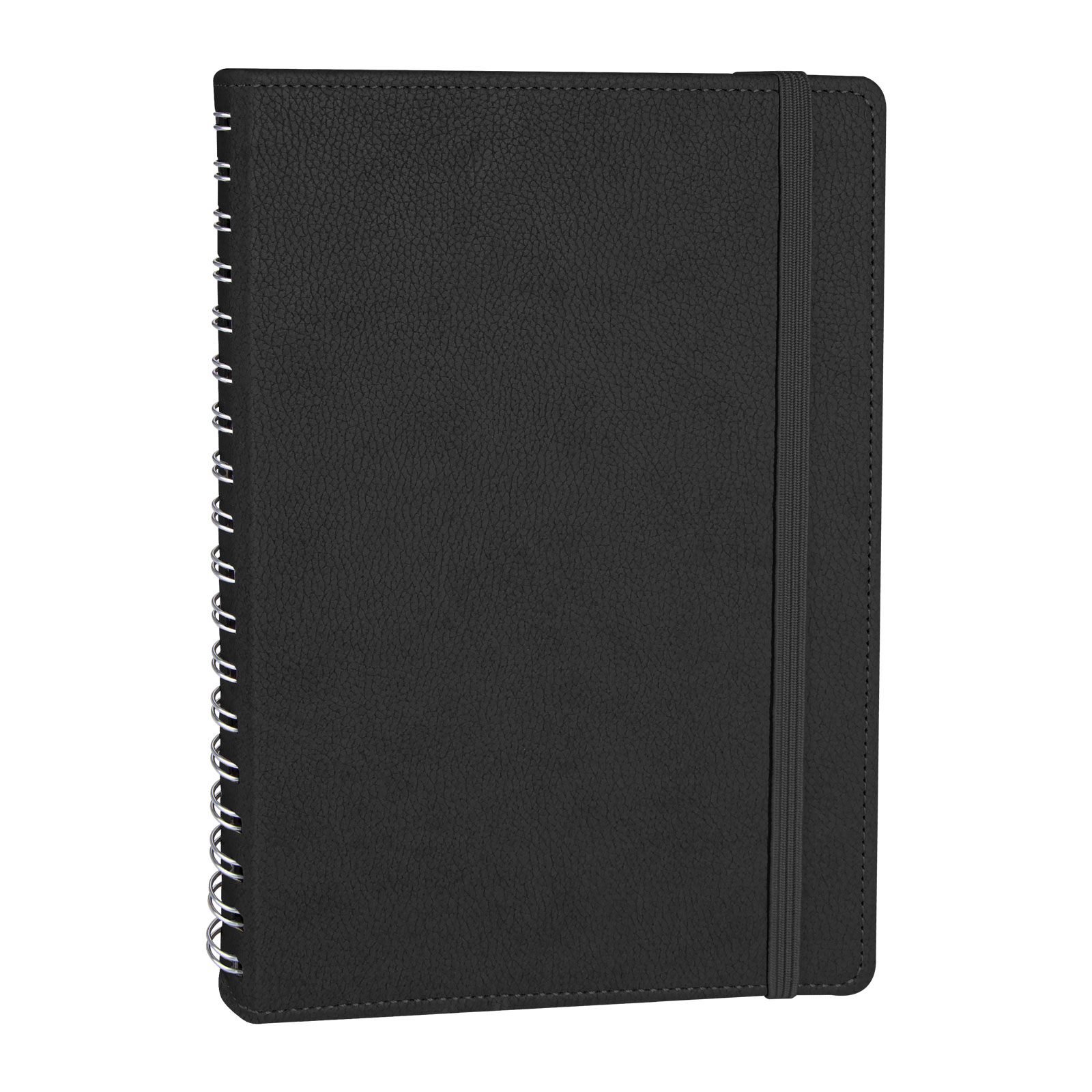 ANITTEPE SİYAH TARİHLİ GİZLİ SPİRALLİ AJANDA (17X24 CM)