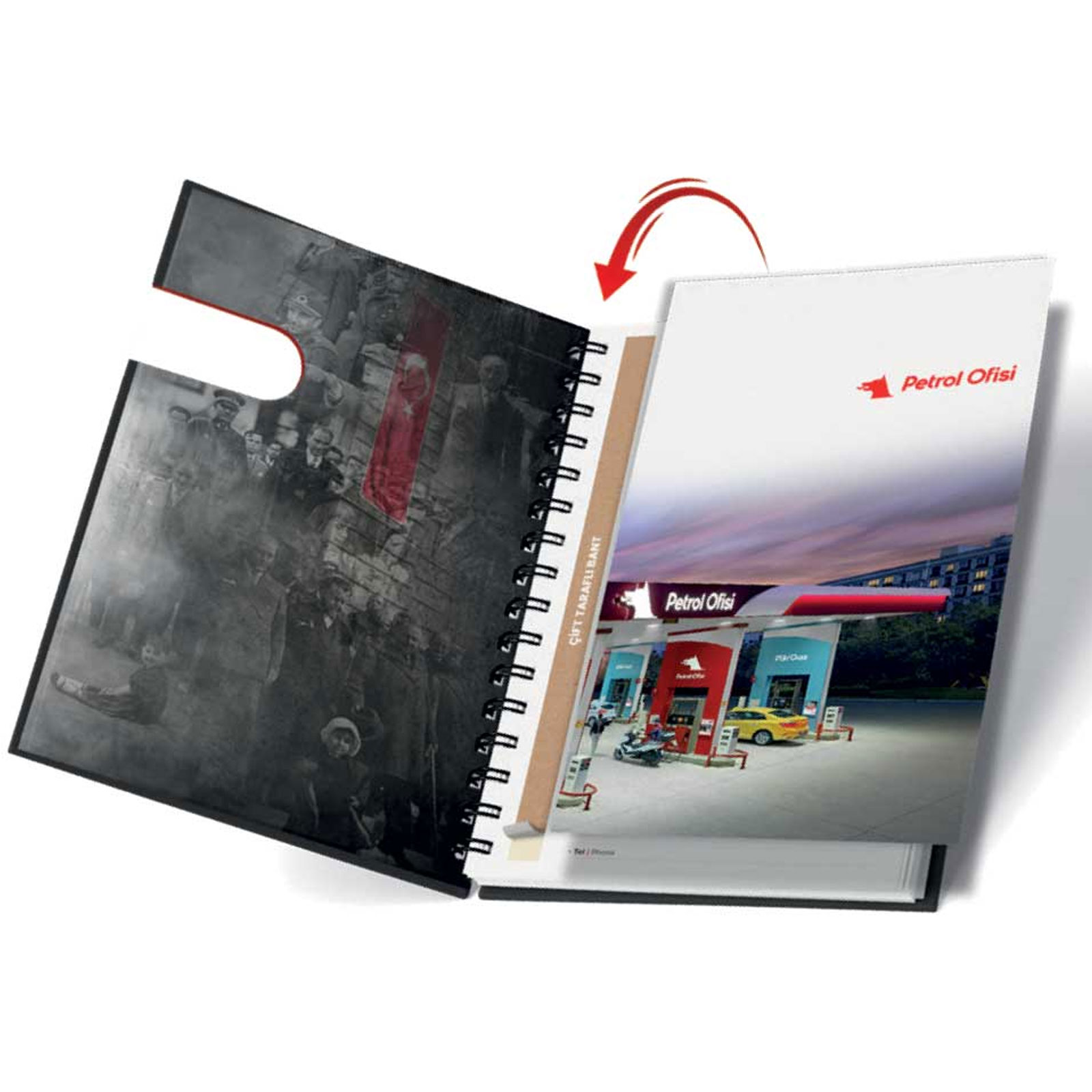 GAZİ TARİHLİ AJANDA (17X24 CM)