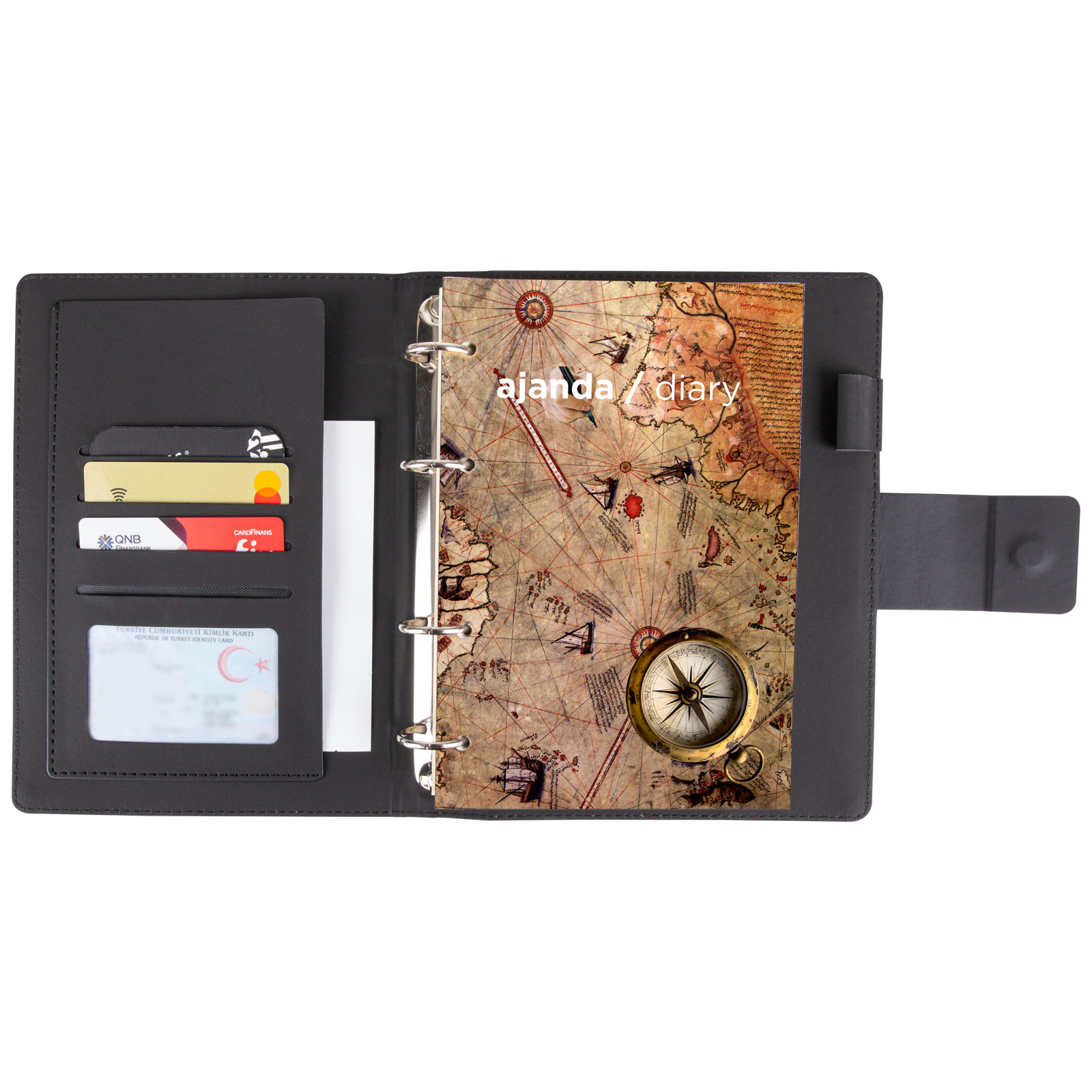 KALABA GRİ ORGANİZER AJANDA (18x21,5CM)