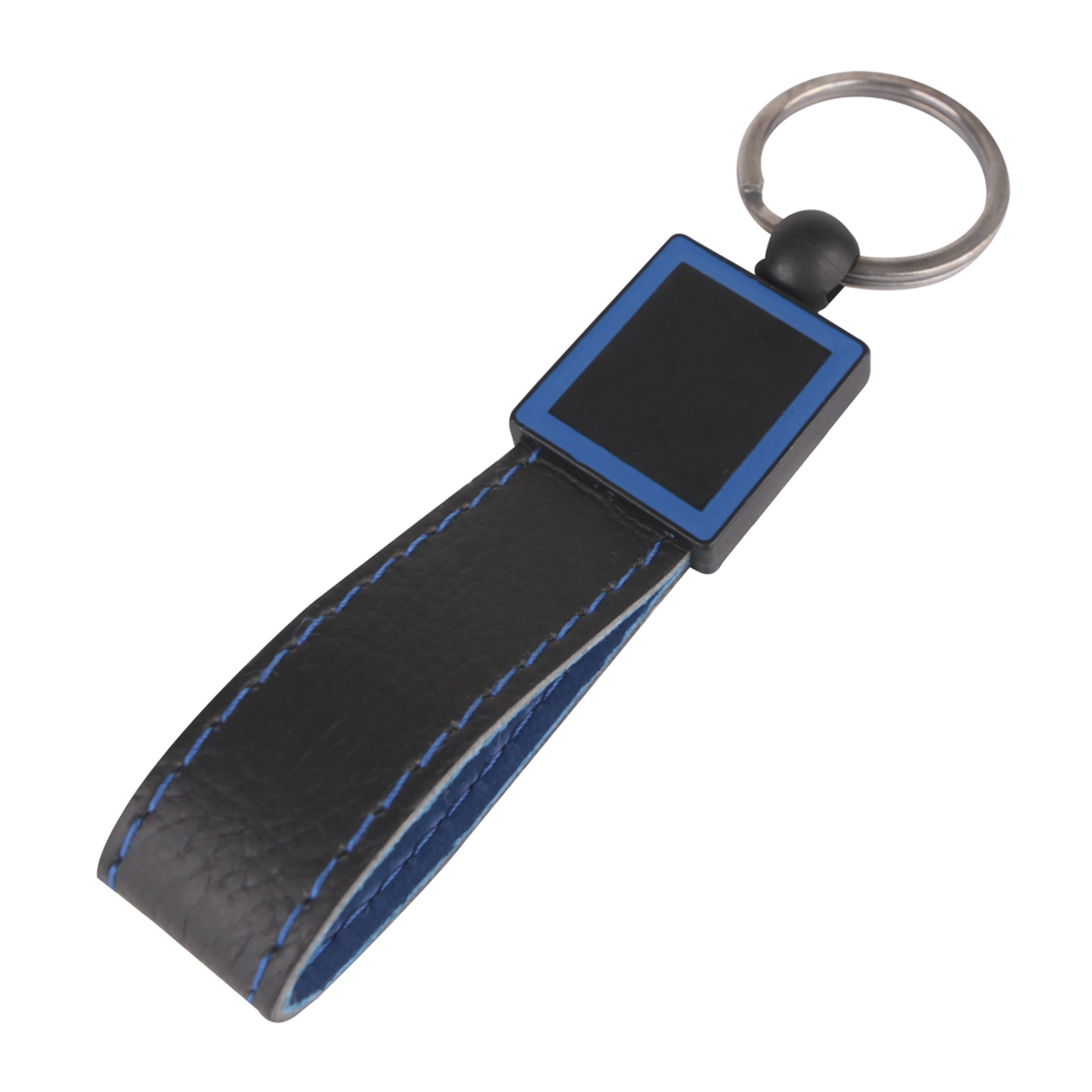 KAÇKAR LACİVERT DERİ ANAHTARLIK